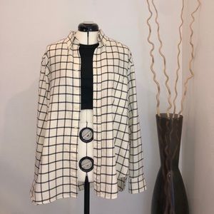 Grid Collared button up